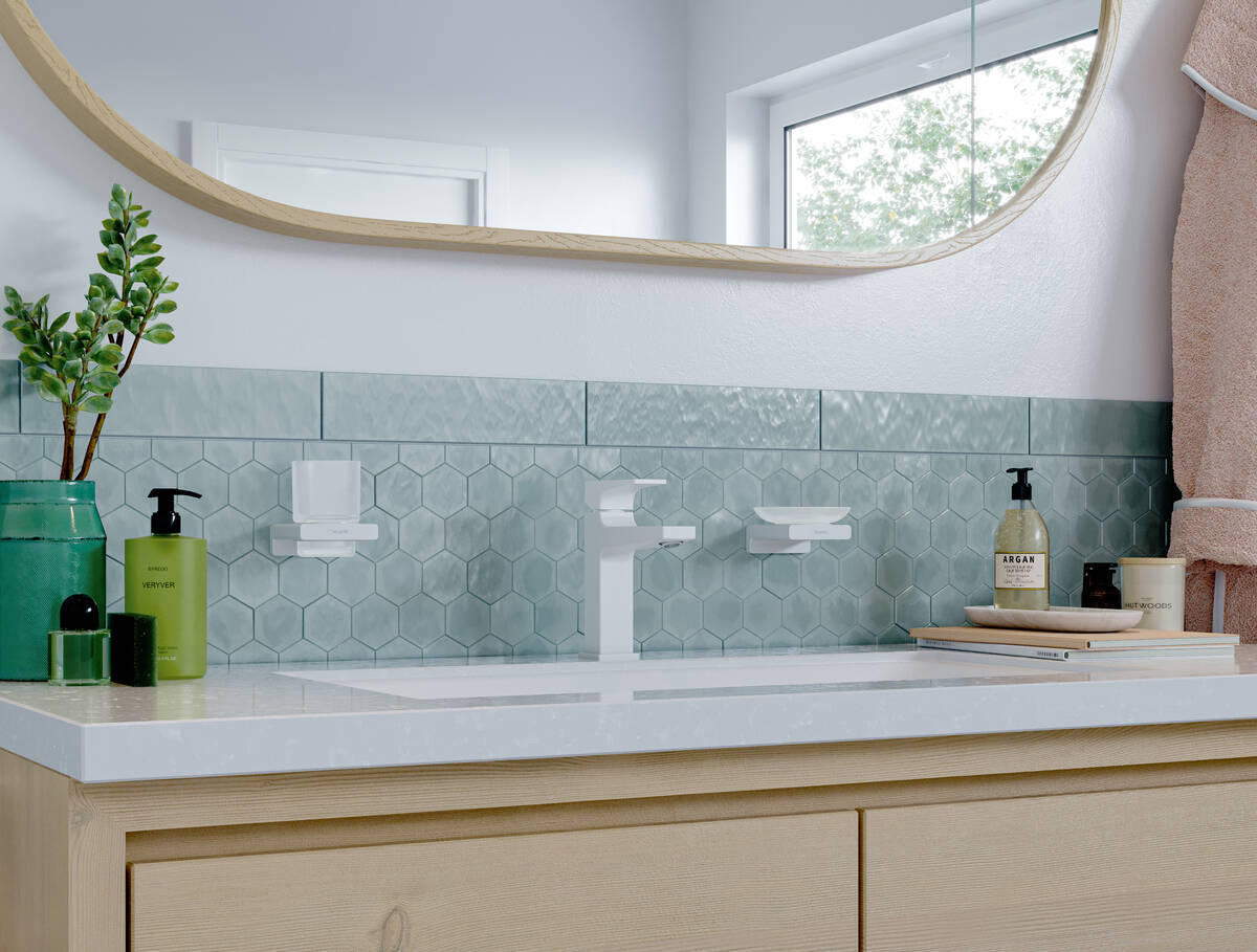 Porte-brosse à dents Hansgrohe AddStoris en blanc mat - vue 2
