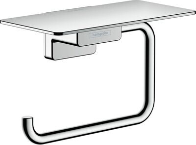 Porte-papier WC avec tablette Hansgrohe AddStoris