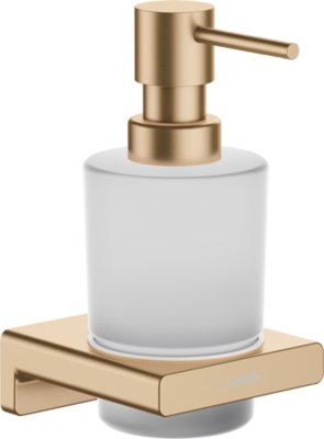 Distributeur de savon liquide Hansgrohe AddStoris en bronze brossé
