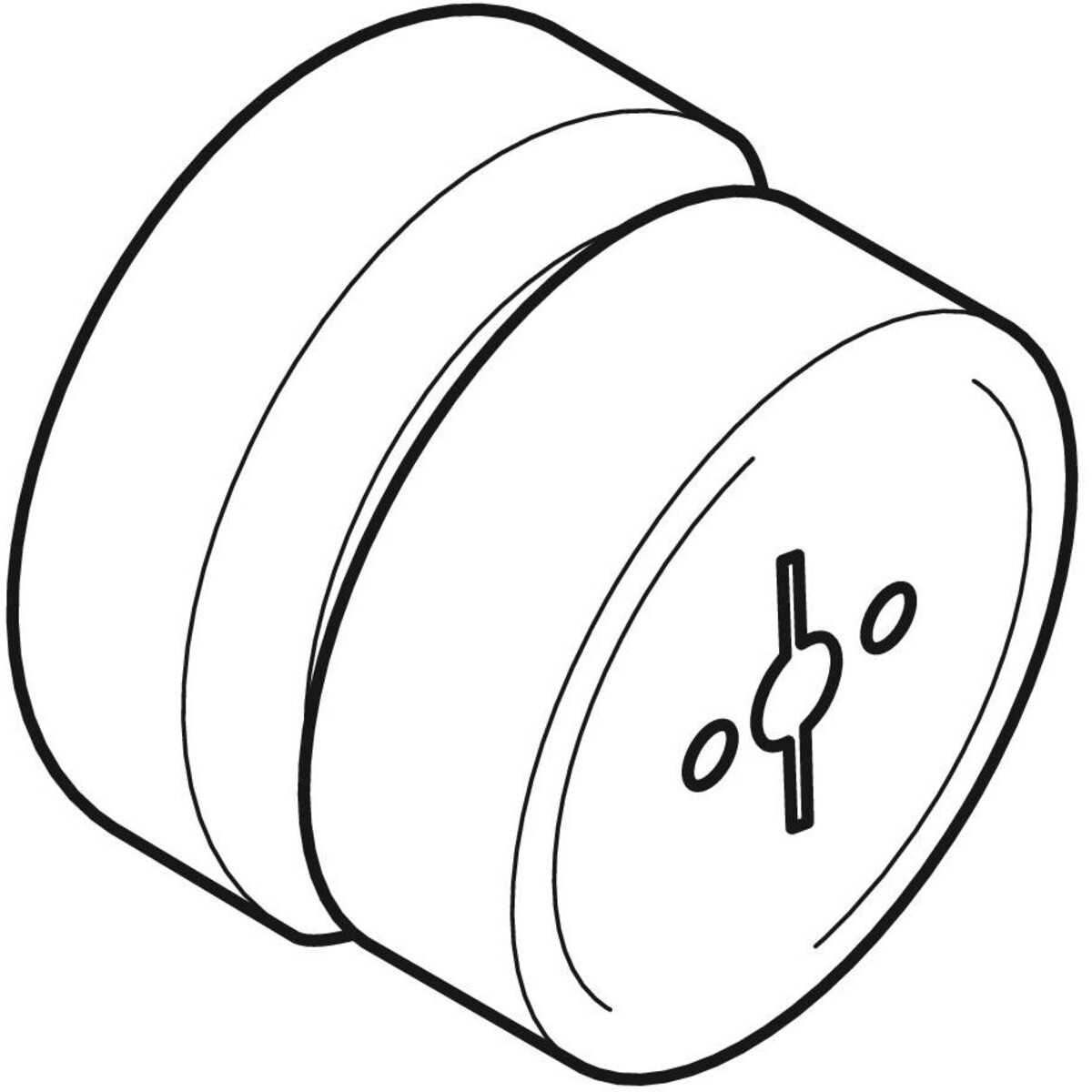 Bouchon Geberit PEHD Silent db 20 : d=160mm — vue 2
