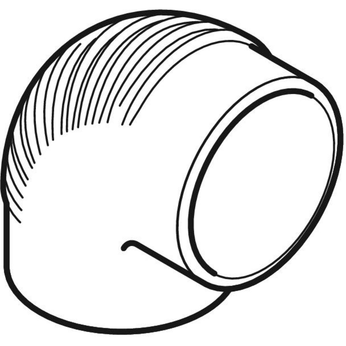 Coude Geberit PEHD Silent db 20 : 88.5°, d=56mm — vue 2