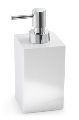 Distributeur de savon Sofia blanc brillant