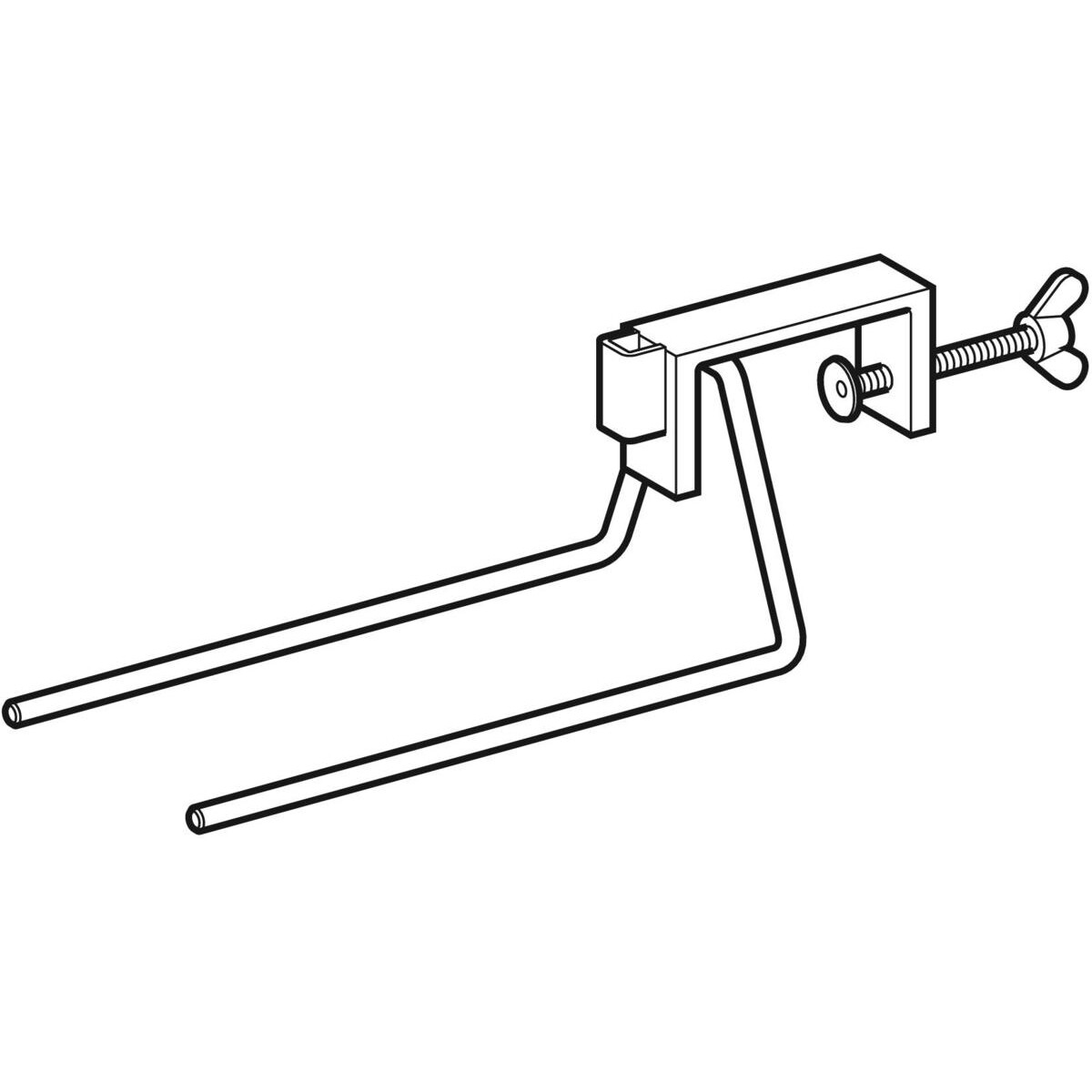 Support de miroir Geberit pour miroir à souder KSS-160 / KSS-200
