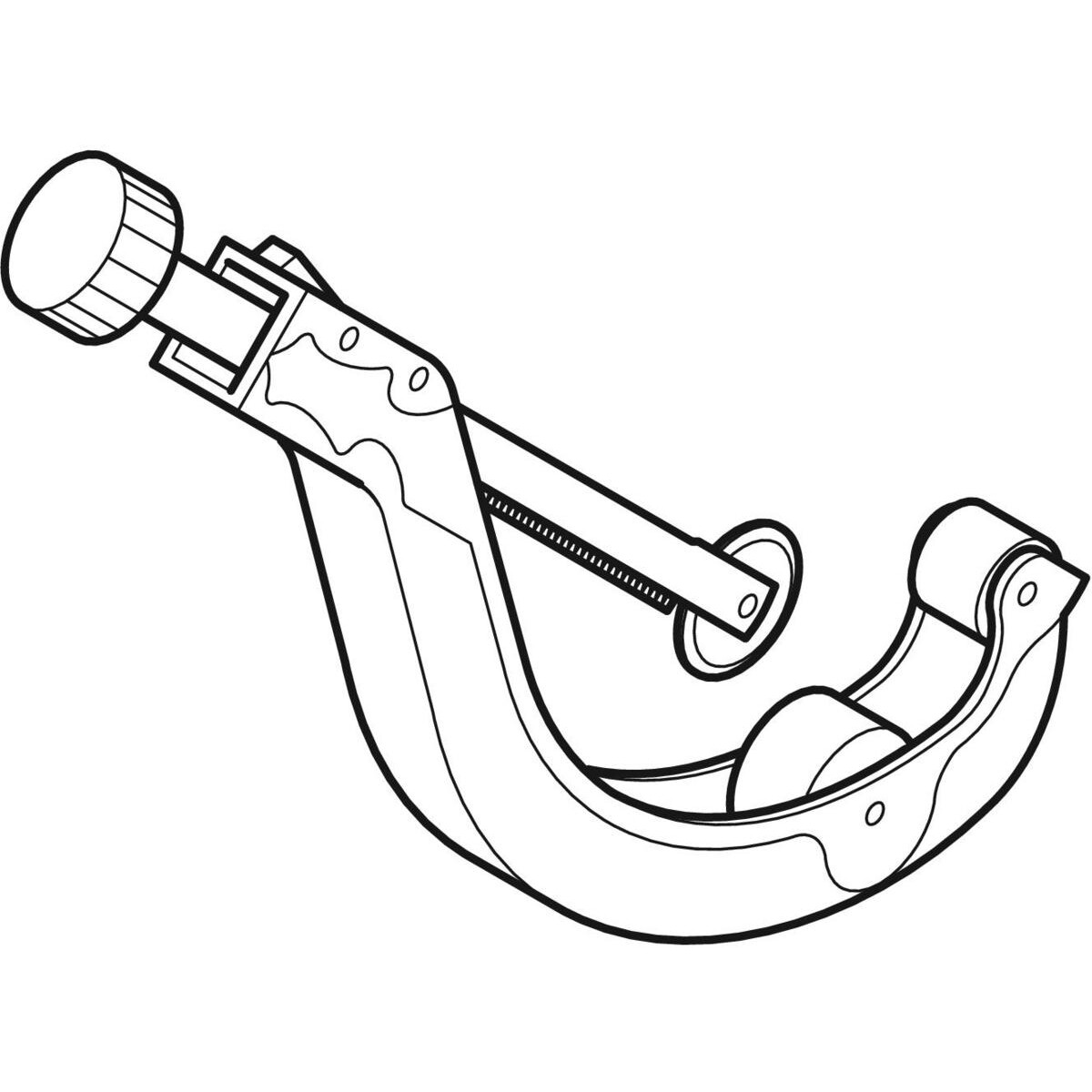 Coupe-tube Geberit pour tubes en matière synthétique : d=100-168mm — vue 2
