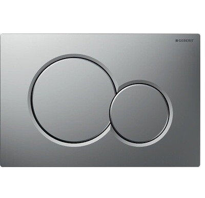 Plaque de déclenchement Geberit Sigma01 round / Chromé mat laqué