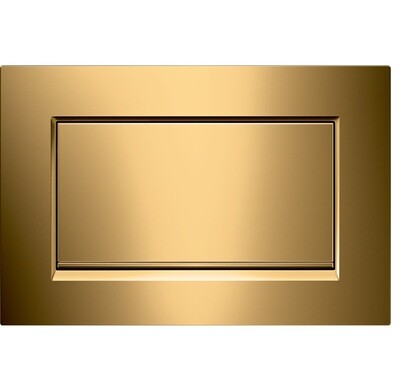 Plaque de déclenchement Geberit Sigma10 square à visser / Doré