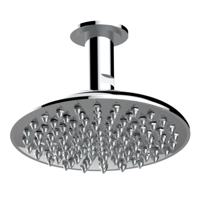 Douche de tête THG 260 Easyclean avec raccord au plafond - Collection &quot;Infini porcelaine blanche&quot;