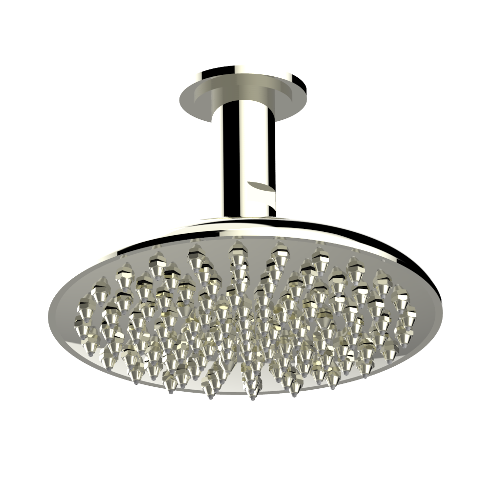 Douche de tête THG 260 Easyclean avec raccord au plafond - Collection "Infini porcelaine blanche" — vue 4
