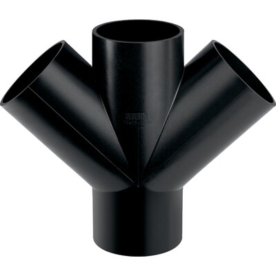 Embranchement / Culotte à deux départs 45° (Y) Geberit PEHD : d=110mm, d1=40mm