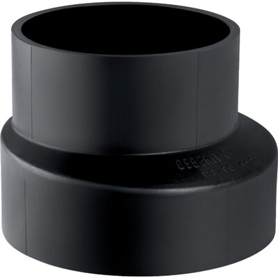 Réduction excentrique Geberit PEHD, courte : d=125mm, d1=90mm