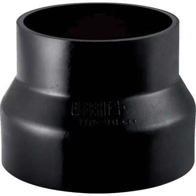 Réduction concentrique Geberit PEHD, courte : d=110mm, d1=56mm