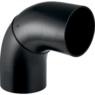 Coude à segment Geberit PEHD : 90°, d=200mm