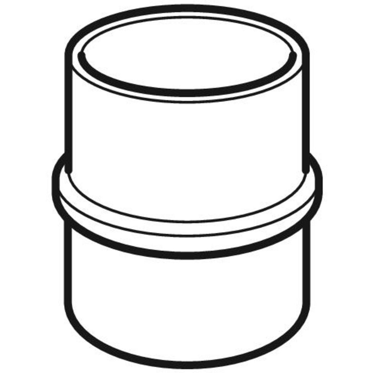 Collerette Geberit PEHD : d=50mm