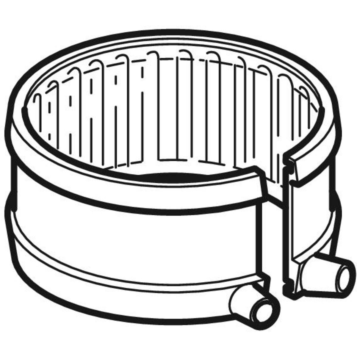 Bande à souder électrique Geberit pour point fixe : d=75mm, d1=83mm — vue 2