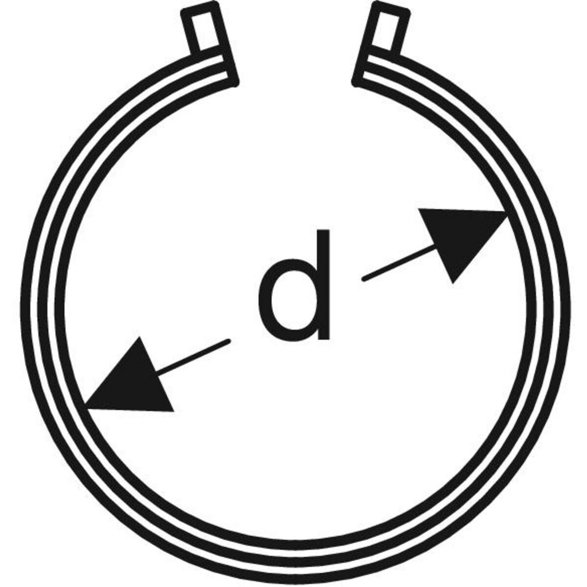 Bande à souder électrique Geberit pour point fixe : d=63mm, d1=71mm — vue 3