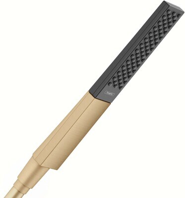 Douchette à main Hansgrohe Rainfinity 100 PowderRain 1 jet en bronze brossé