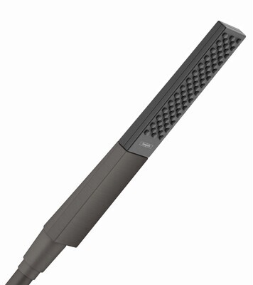 Douchette à main Hansgrohe Rainfinity 100 PowderRain 1 jet en noir chromé brossé