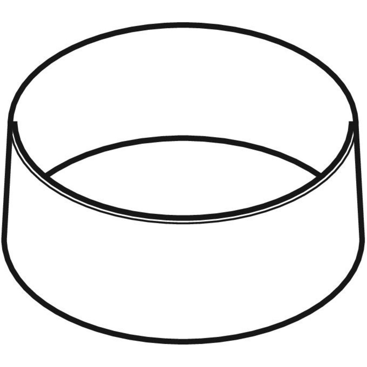 Bague de renfort Geberit PEHD : d=140mm, di=129.2mm — vue 2