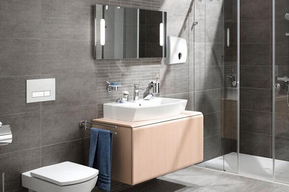 Distributeur de papier essuie-mains Nofer Tissu en blanc — vue 3
