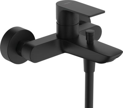 Mitigeur de bain / douche Hansgrohe Rebris E en noir mat