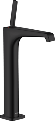 Mitigeur de lavabo AXOR Citterio E 250 surélevé pour vasque libre en noir mat