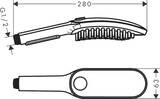 DogShower Douchette pour chien 150 3jet avec buses massantes