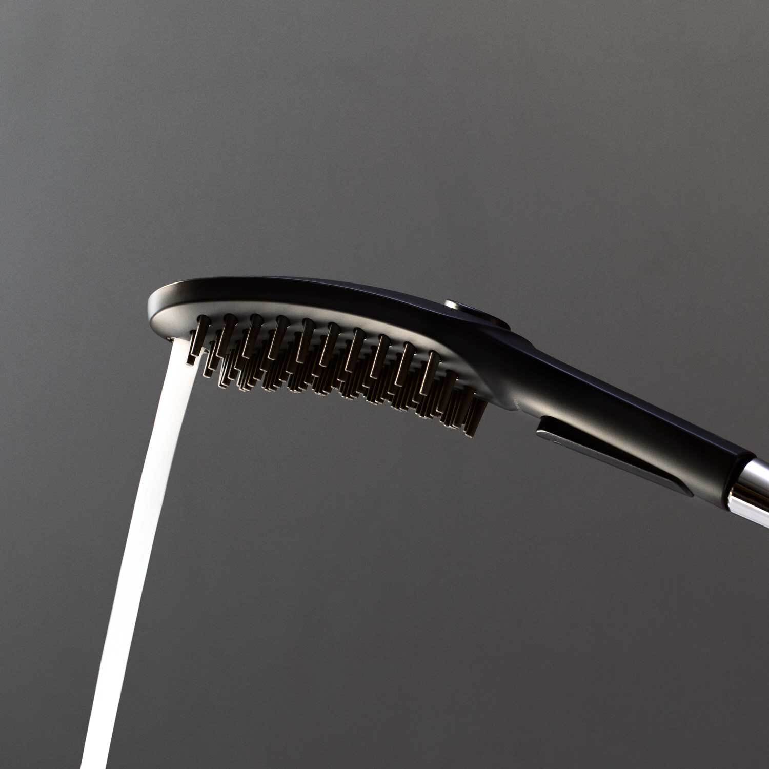 Douchette à main pour chien Hansgrohe 150 3 jets en noir mat - vue 3