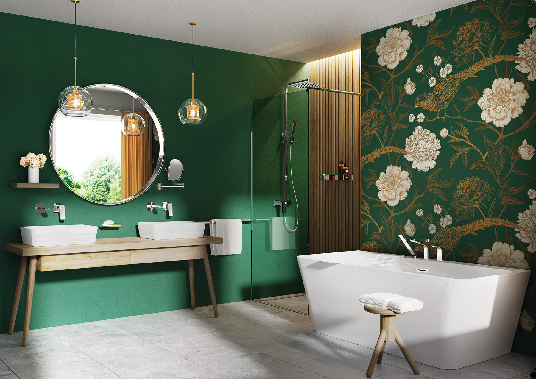 Baignoire rectangulaire en acrylique Deante Hiacynt PureOne - 170 x 80 cm - vue 7