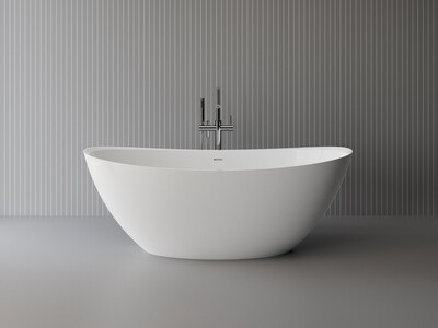 Baignoire en îlot Elemento - Série Louise - 167 x 81,8 cm