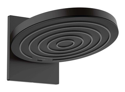 Douche de tête Hansgrohe Pulsify S 260 2 jets avec raccord mural en noir mat