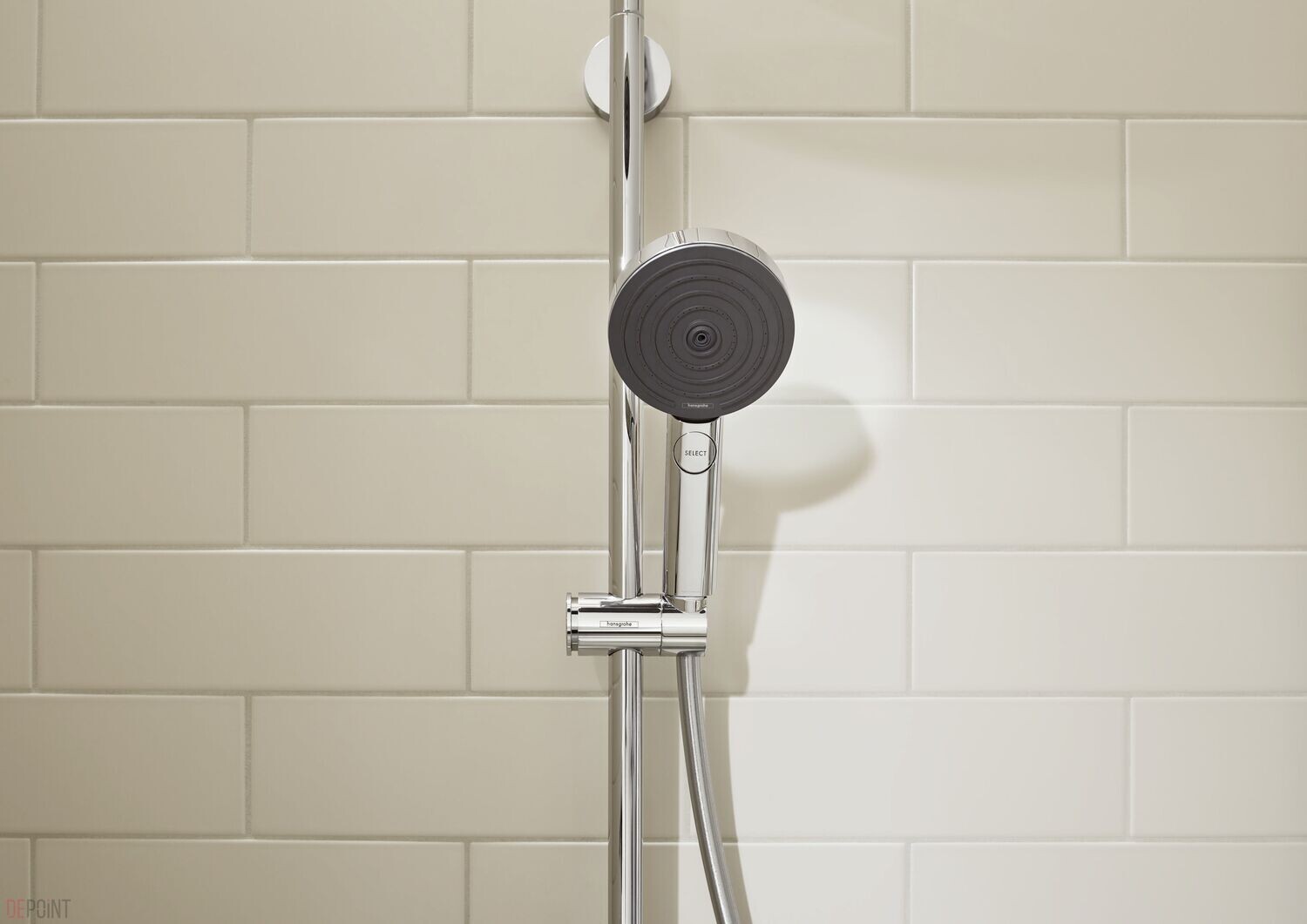 Colonne de douche Showerpipe Hansgrohe Pulsify S 260 1 jet avec mitigeur thermostatique ShowerTablet Select 400