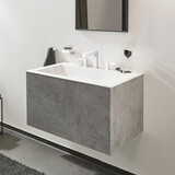Finoris Mélangeur de lavabo 3 trous 110, bonde clic-clac
