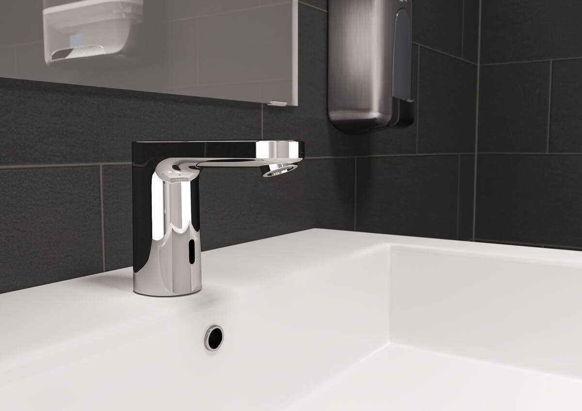 Mitigeur de lavabo Hansgrohe Vernis Blend électronique avec réglage de température sur secteur - vue 2
