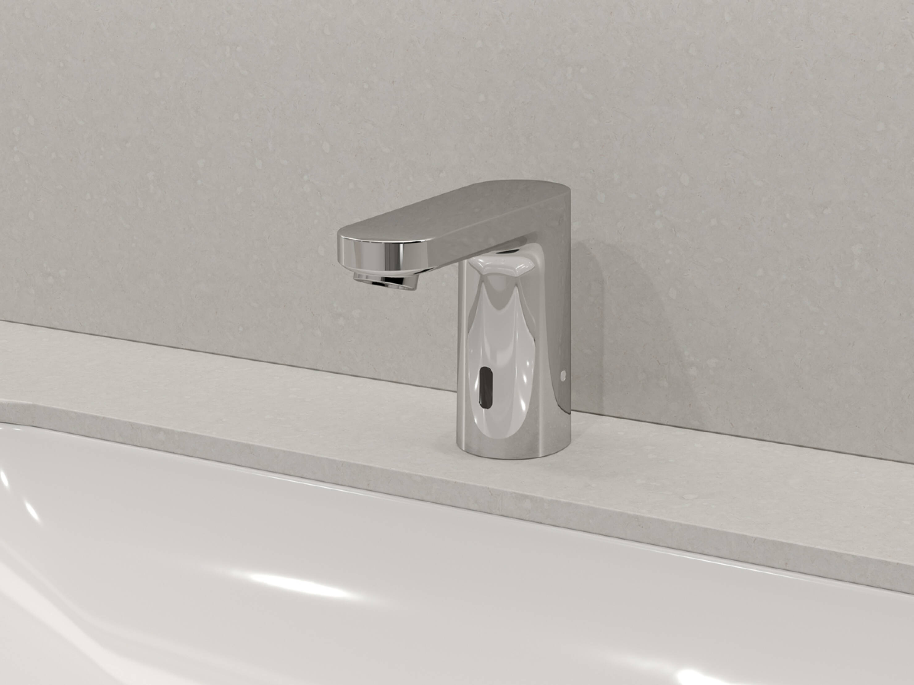 Mitigeur de lavabo Hansgrohe Vernis Blend électronique avec réglage de température sur secteur - vue 3