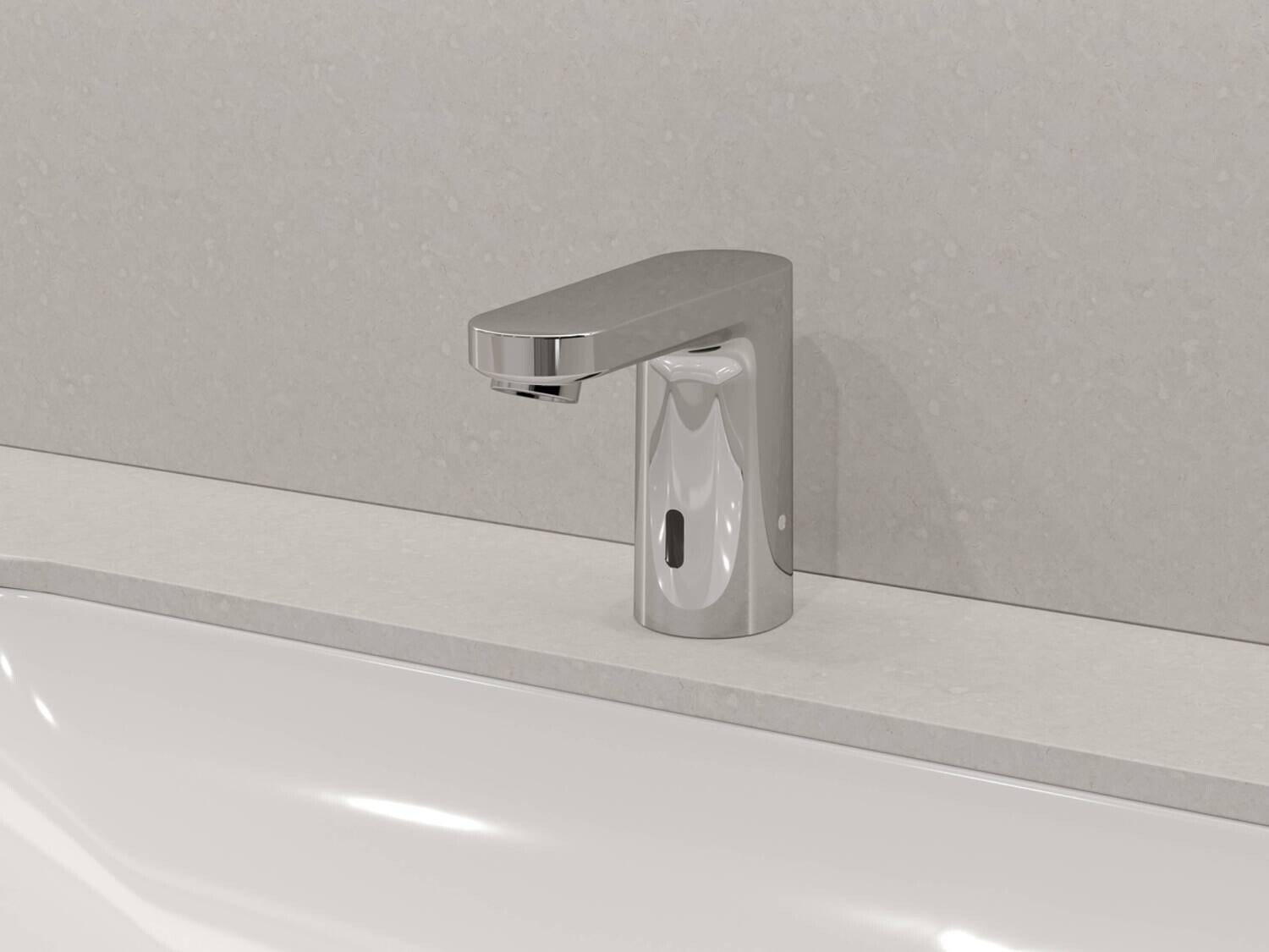 Mitigeur de lavabo Hansgrohe Vernis Blend électronique avec réglage de température sur batterie — vue 3