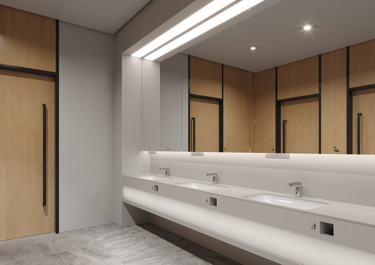 Mitigeur de lavabo Hansgrohe Vernis Blend électronique avec réglage de température sur batterie — vue 4