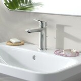 Logis Q Mitigeur de lavabo 110 Fine avec tirette et vidage