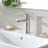 Logis Q Mitigeur de lavabo 110 Fine CoolStart avec tirette et vidage