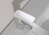 Logis Q Mitigeur de lavabo 110 Fine CoolStart avec tirette et vidage
