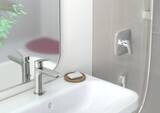 Logis Q Mitigeur de lavabo 110 Fine bonde Push‑Open