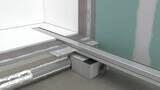 RainDrain Match Caniveau de douche linéaire 700 avec cadre réglable en hauteur