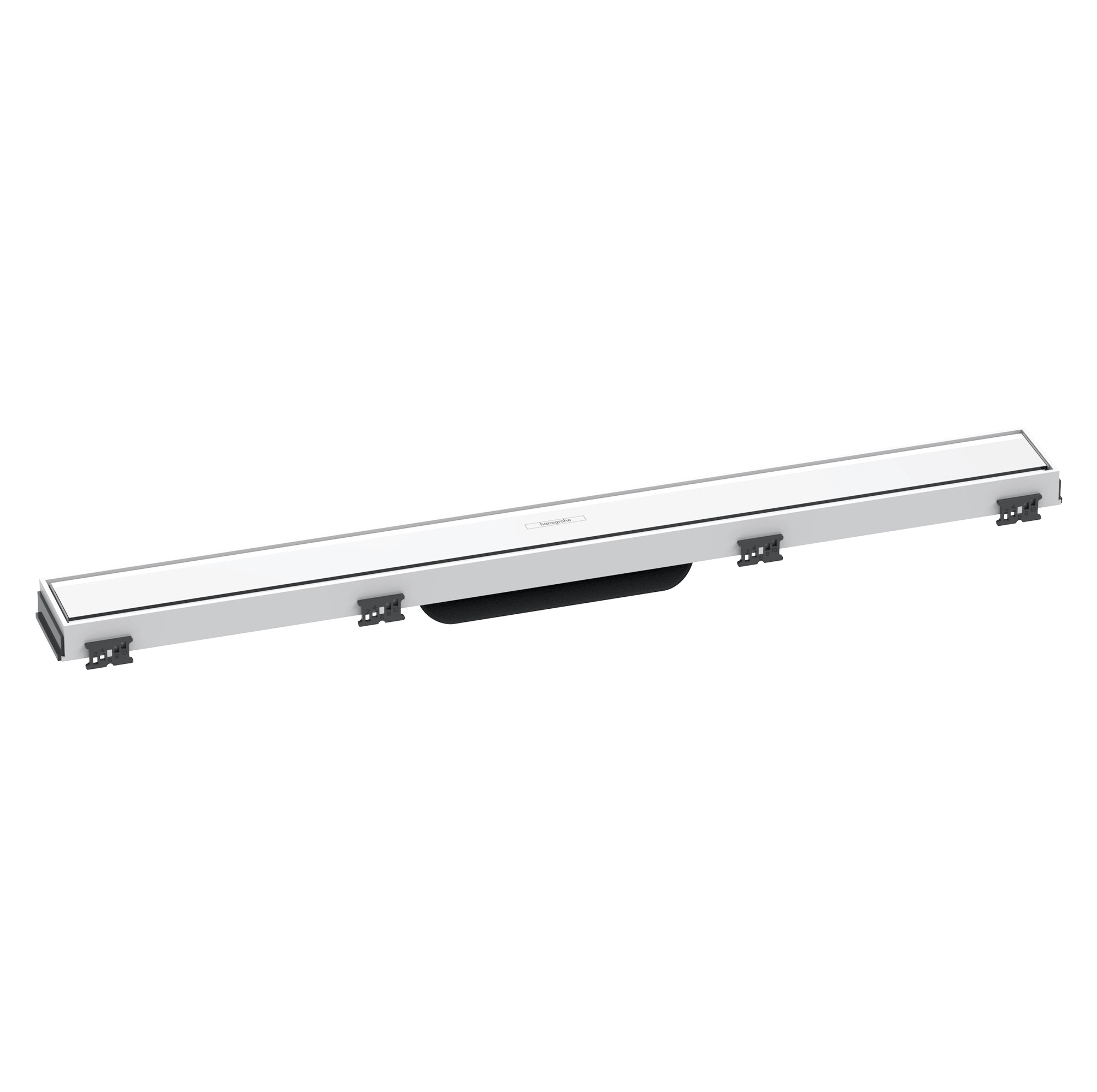 Set de finition Hansgrohe RainDrain Match 700 mm avec cadre réglable en blanc - vue 3