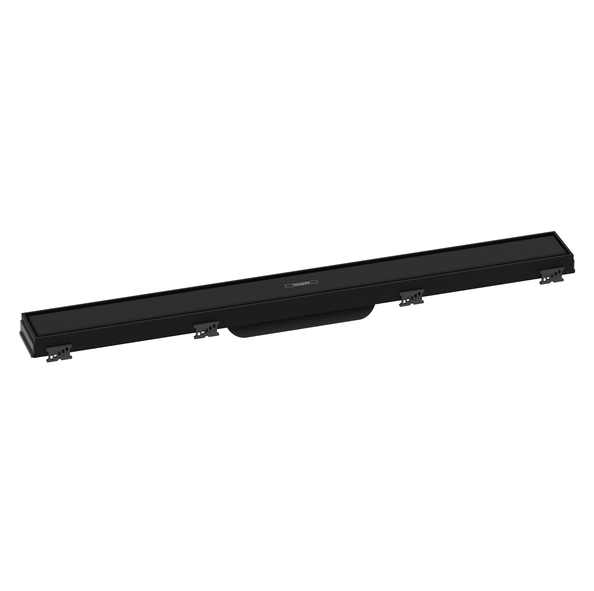 Set de finition Hansgrohe RainDrain Match 700 mm avec cadre réglable en noir mat - vue 5