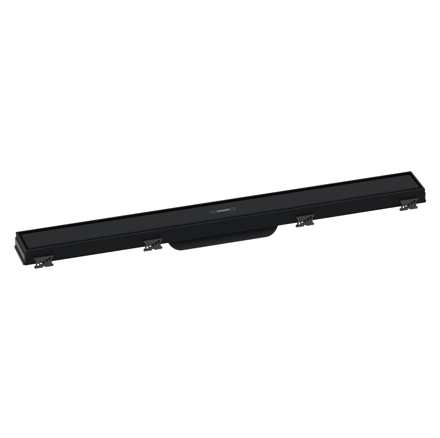 Set de finition Hansgrohe RainDrain Match 700 mm avec cadre réglable en noir mat — vue 5