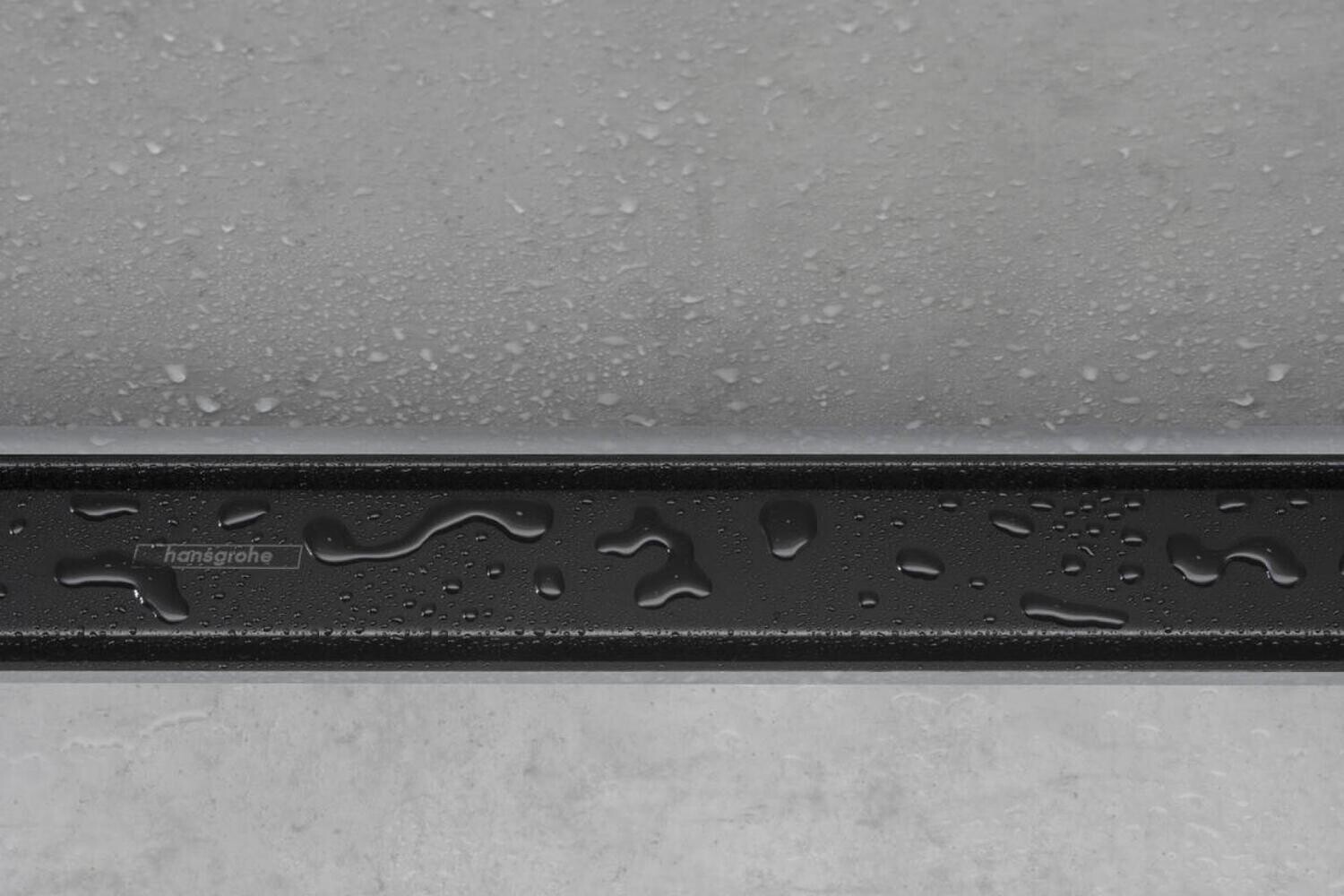 Set de finition Hansgrohe RainDrain Match 700 mm avec cadre réglable en noir — vue 2