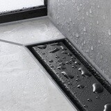 RainDrain Match Caniveau de douche linéaire 700 avec cadre réglable en hauteur