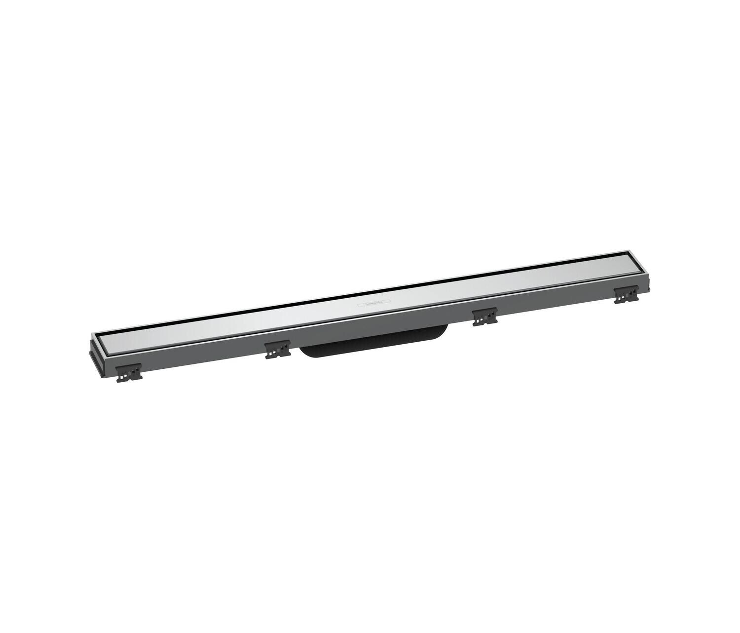 Set de finition Hansgrohe RainDrain Match 700 mm avec cadre réglable en blanc mat — vue 2