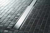 Set de finition Geberit CleanLine60 - Métal brossé - Longueur 30 - 130 cm