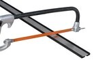 Set de finition Geberit CleanLine60 - Métal brossé - Longueur 30 - 130 cm