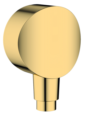 Coude de raccordement Hansgrohe FixFit S en doré poli